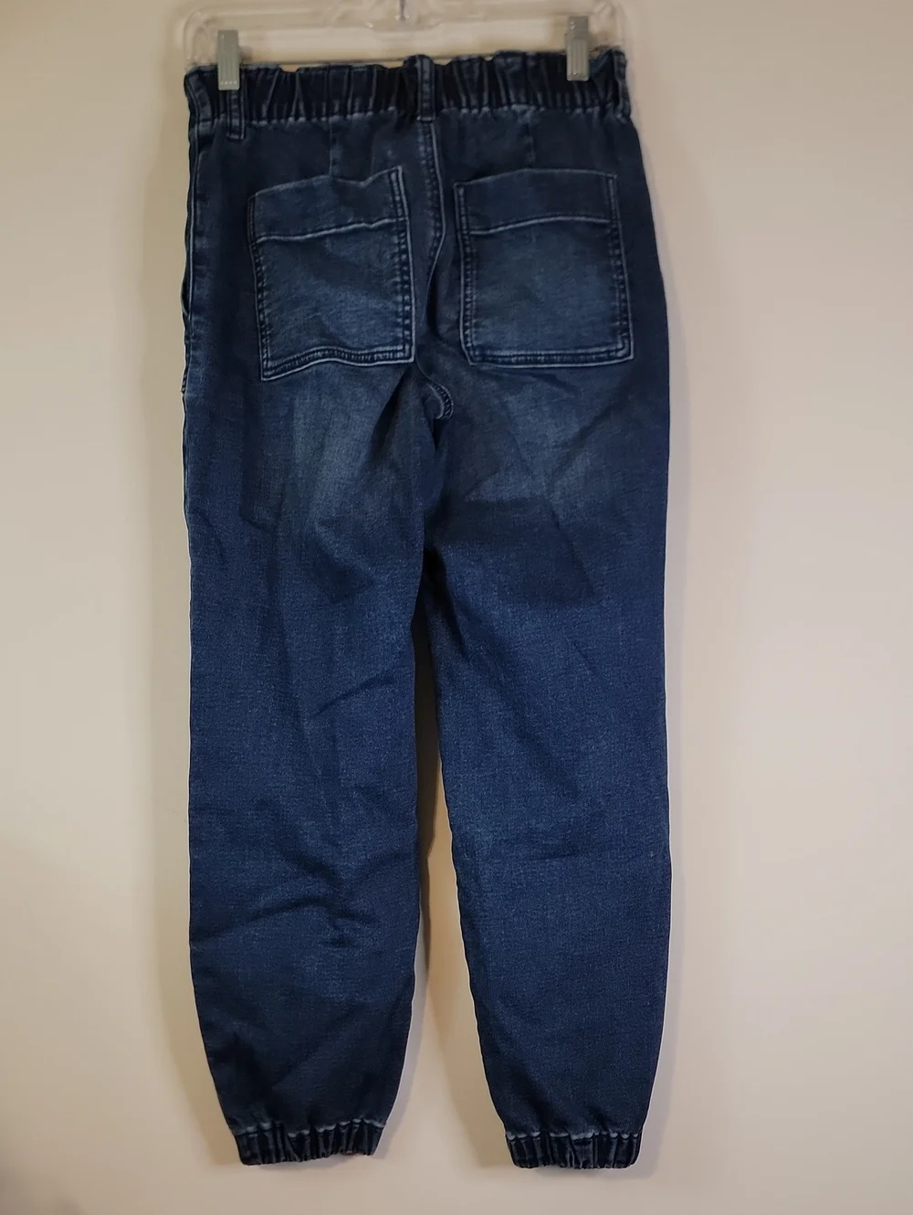 J. Crew Dark Blue Boyfriend Jeans with Elastic Cuffs NWOT